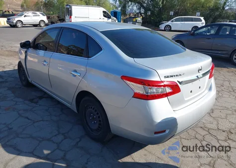 2015 Nissan Sentra S z USA, uszkodzony, nr VIN 3N1AB7APXFY363622